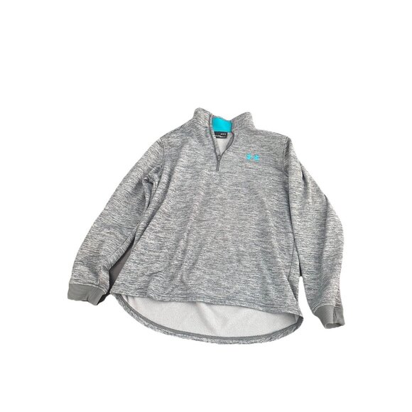 Men’s Under Armour Gray Pullover Large Coldgear - Picture 1 of 3